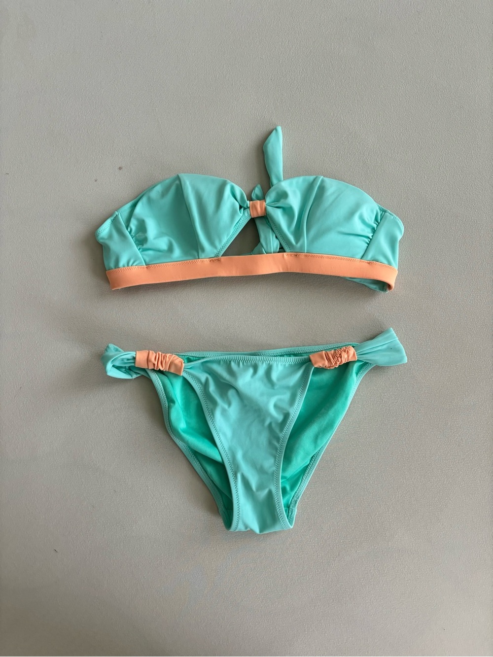 Y2k victoria’s secret bikini set teal Xs/small